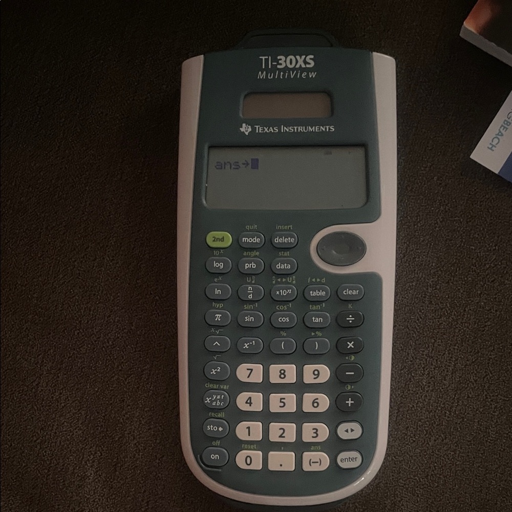 Texas Instruments TI-30XS Multiview in blue and White